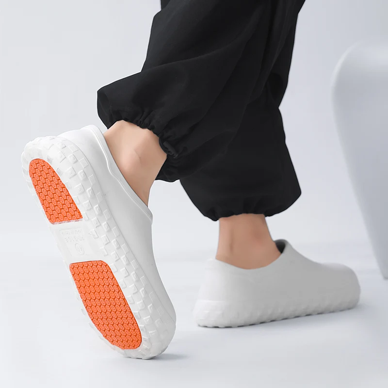 Chef Shoes Slippers For Men Women 2025 EVA Non-slip Waterproof Oil-proof Size 36-45 slippers sandals