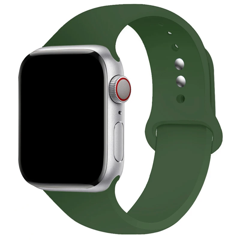 Premium Sports Silicone Band for Smartwatches - Durable & Comfortable Bracelet Strap