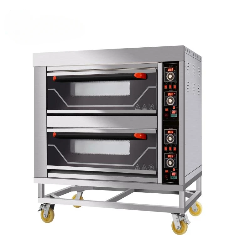 Popular Baking Equipment 3 Deck 9 Trays Crown A Electric Deck Oven for Bakery