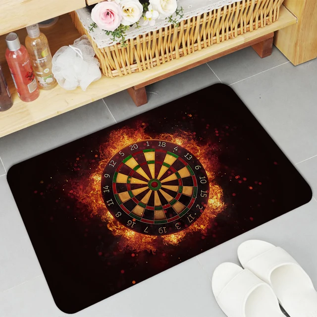 Fléchettes Tapis de sol lavable antidérapant, flèche cible, salon, canapé,  chaises, zone polymères, cuisine, moderne, décoration d'intérieur -  AliExpress