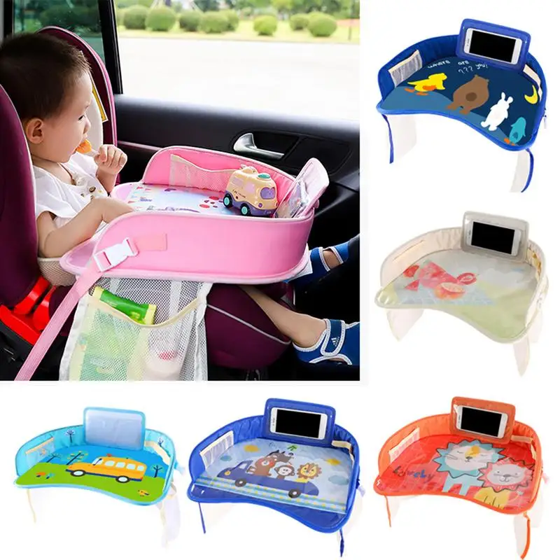 BabySeatTrayWaterproofTableCarSeatUpgradedAutosKidTravelTray