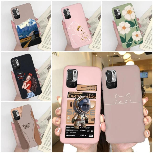 Funda para Xiaomi Redmi Note 10 10T 11 SE 5G, carcasa trasera de silicona  suave con patrón de dibujos animados para Xiaomi Poco M3 Pro 5G, nuevo  parachoques - AliExpress