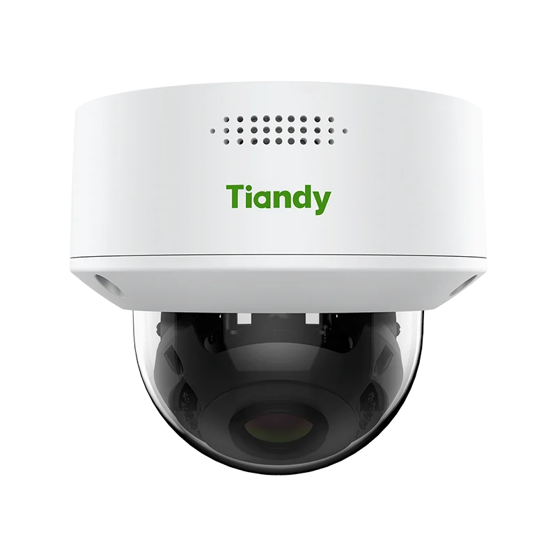 Tiandy TC-C35MS 3LHA-27135 5MP 스마트 듀얼 라이트 돔 카메라 풀 컬러 IP 카메라 내장 마이크 트립와이어 전동식 2.713.5mm
