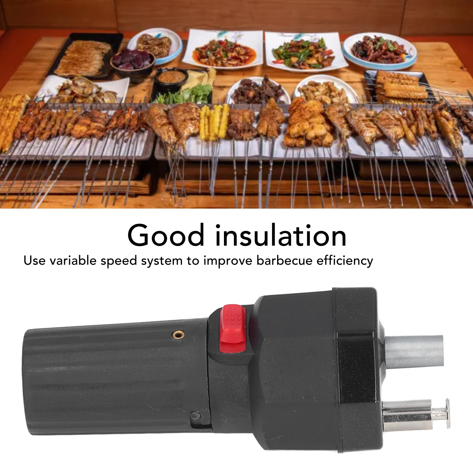 1.5V Barbecue Rotisserie Motor Low Power Consumption Good Insulation Low Noise BBQ Motor for Outdoor Camping Picnic BBQ