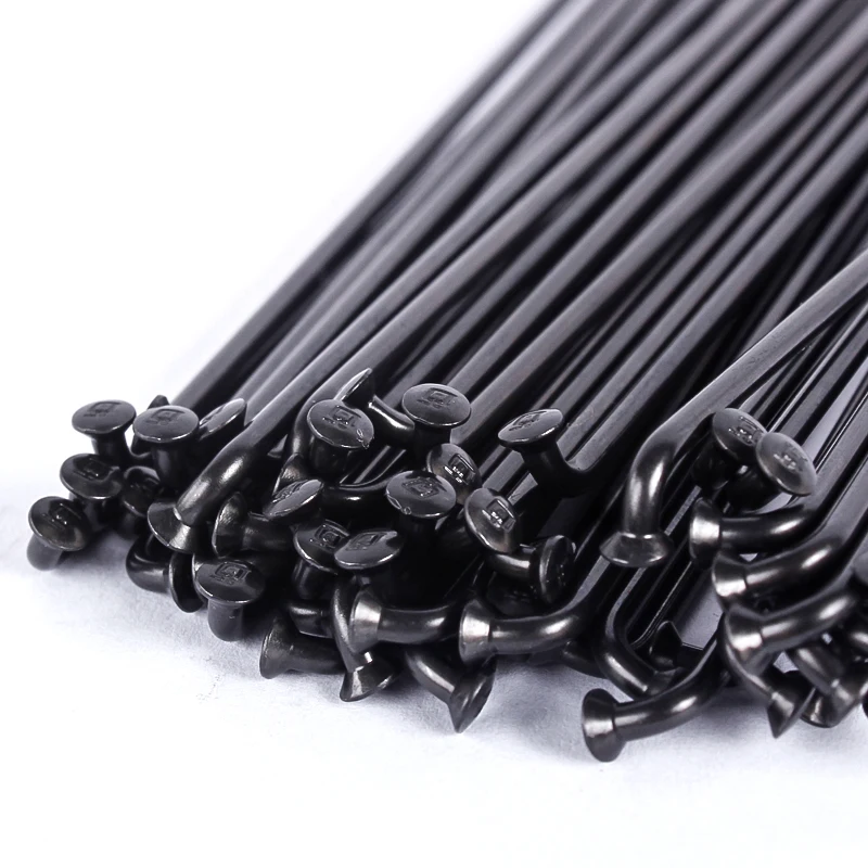 DT Swiss Champion J-bend / straight pull head 2.0 bicycle spokes black mtb road bicycle spokes with copper cap 32PCS bicycle spokes