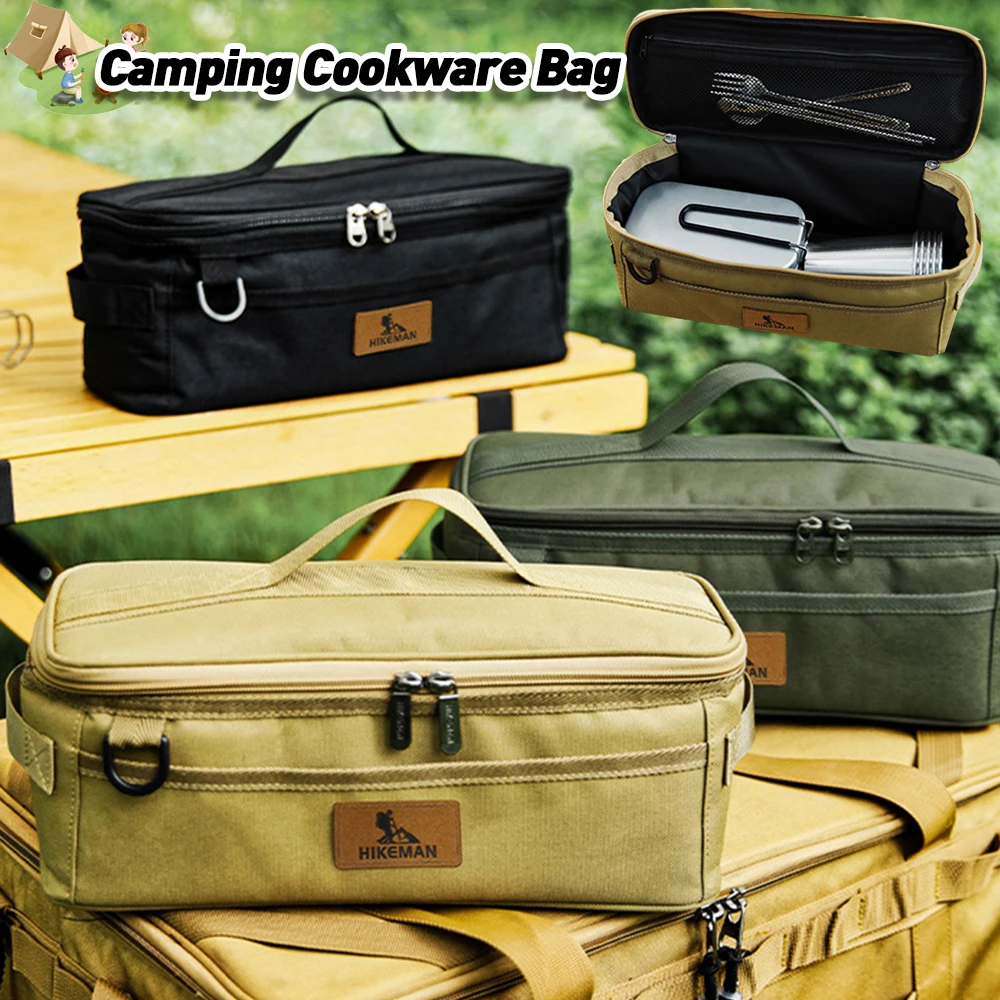 OutdoorCampingCookwareStorageBagLargeCapacityOxfordCloth