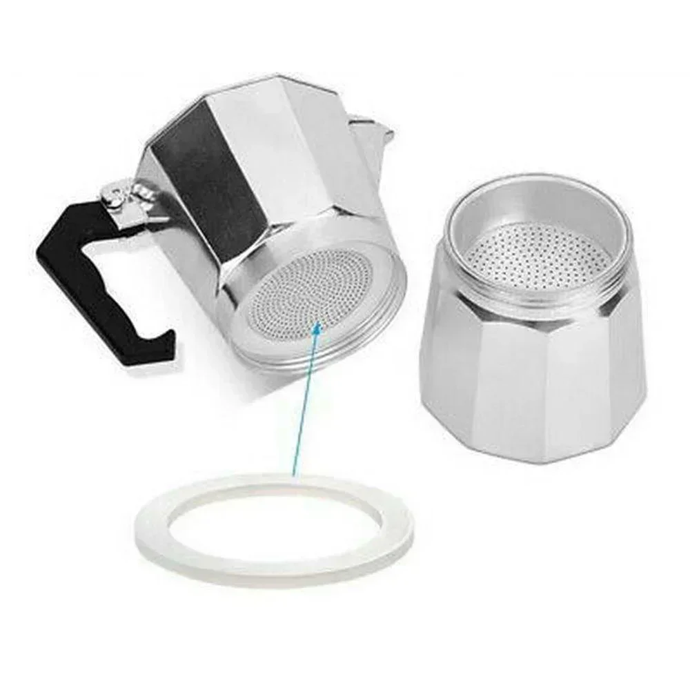 Silicone Seal Ring Seal Ring Gasket Washer Replacement For Moka Pot Espresso Coffee Makers Accessories 1/2/3/6/9/12 Cup