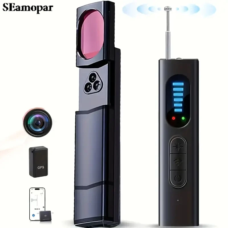 Camera Detector RF Wireless Signal Scanner Micro Camera Detector For Security Protection GPS Tracking & Siren For Hotel hidden camera detector,infrared camera detector,camera detector