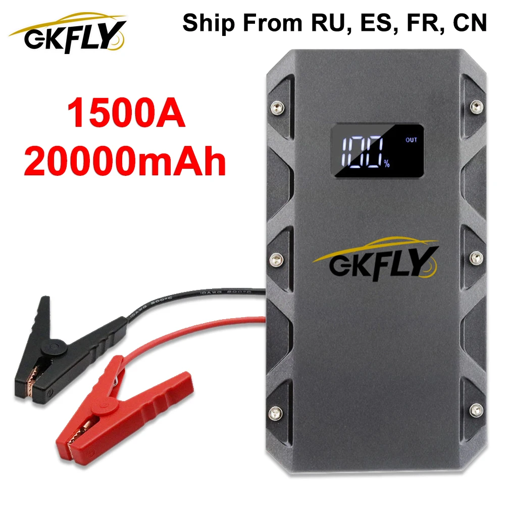 Emergency Car Jump Starter High Power Starting Device 2000a Peak Car