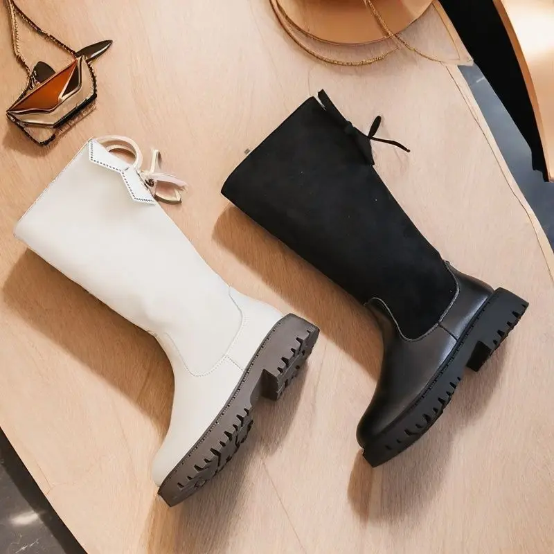 Girls Soft Bottom Anti Slip High Boots