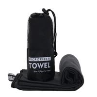 1PC Black Quick Drying Towel Portable Breathable Bath Towel Beach Camping Hiking Swimming Sports Microfier Bath Towel No Pilling 2