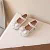 Girls Mary Janes for Party Wedding Shows Bow Sequined Rhinestones Shallow Children Fashion Versatile Soft Kids Casual Shoes 2024 6