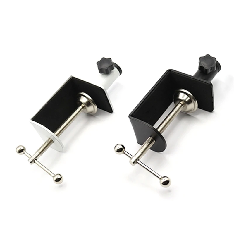 Stable Desk Clamp Accessory I Shape Desk Table Mount Clamps Easily Lock