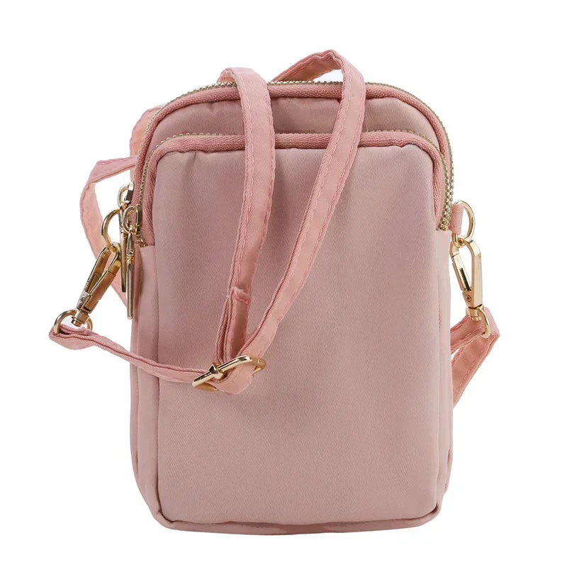 Stylish Crossbody Zipper Shoulder Bag - Multifunctional Handbag & Wristlet Purse with Sports Wallet Functionality