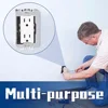 10/20pcs Metal Wall Panel Gasket Fixing Power Fit Device Leveling Plates Receptacle Outlet Repair Fixed For Bedrooms Living Room 2