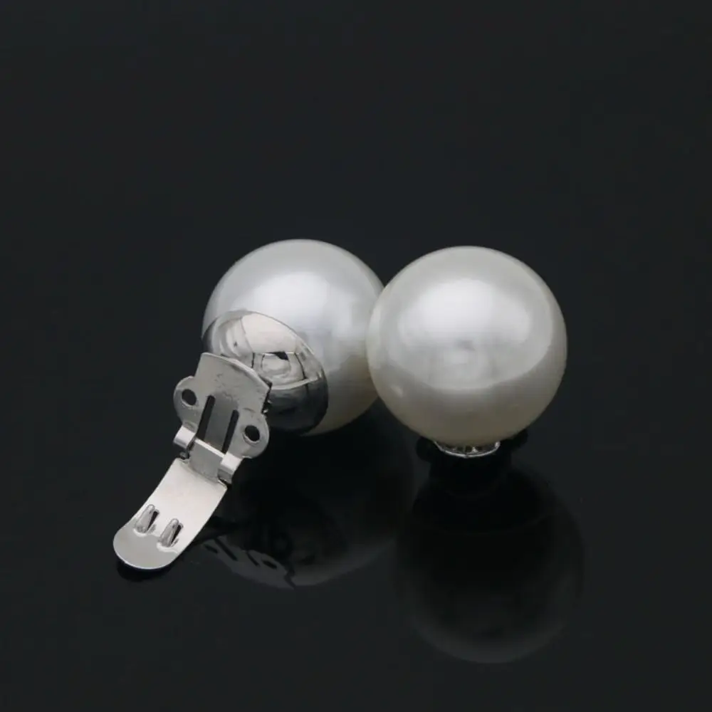 2 Stück Schuhclip High Heel Hochzeit Big Pearl Charm Schnalle Schuhdekorationen Perlenclips – Detail 2
