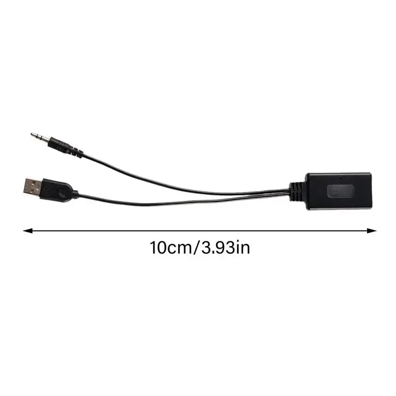 Car Cable Adapter Universal Wireless Bluetooth-compatible Receiver USB 3.5mm Aux Media Music Player