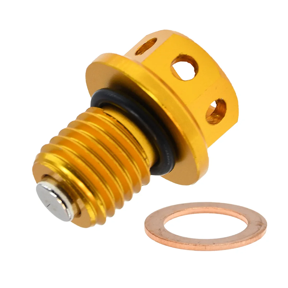 M12xP1,5 Magnetische Ölablassschraube Bolzen Schraube Für Honda CB CBR GROM MSX RVF VFR NC RVF RVT VTR ST XR CRM CRF CR Dirt Bik Universal – Detail 9