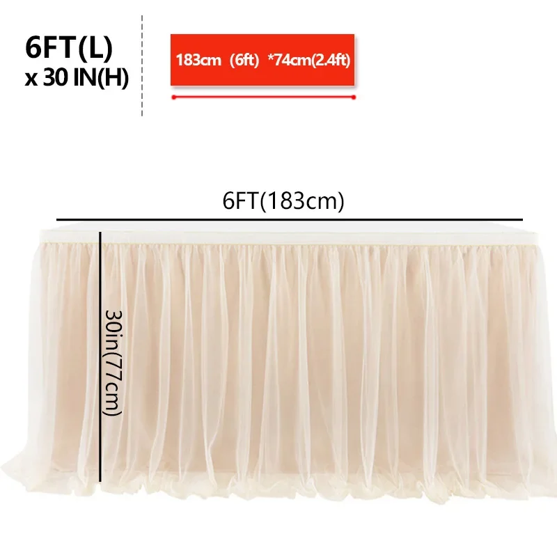 6FT Champagne color