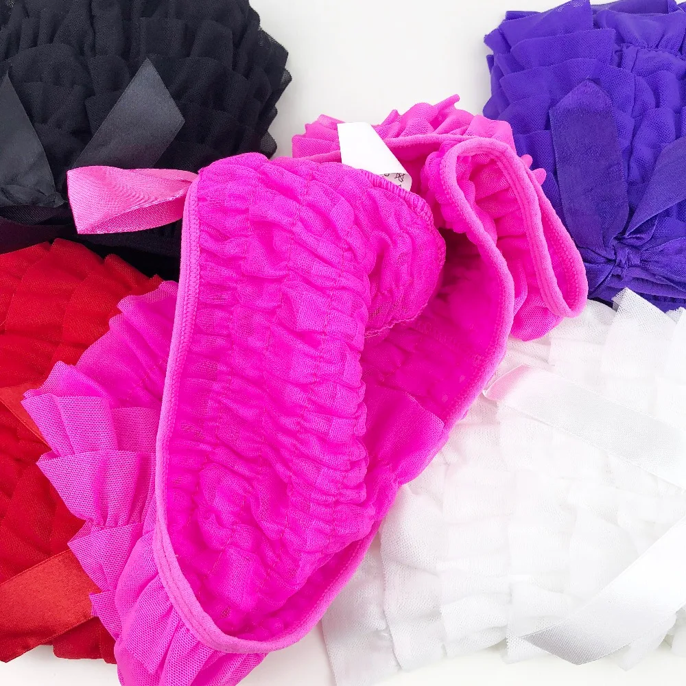 Sexy Panties Women's Layered Mesh Ruffled Panty Intimates Underwear Lingerie Mesh