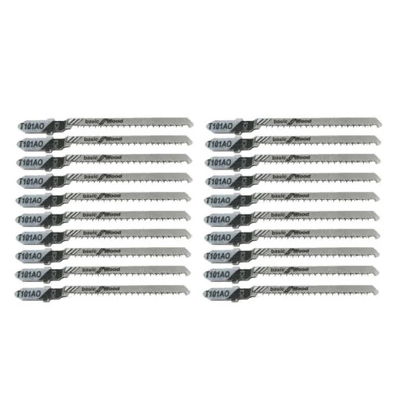 

20Pcs Reciprocating Jigsaw Blade T101AO T-Shank Multi Jig Saw Blades For Wood Plastic Cutting Disc