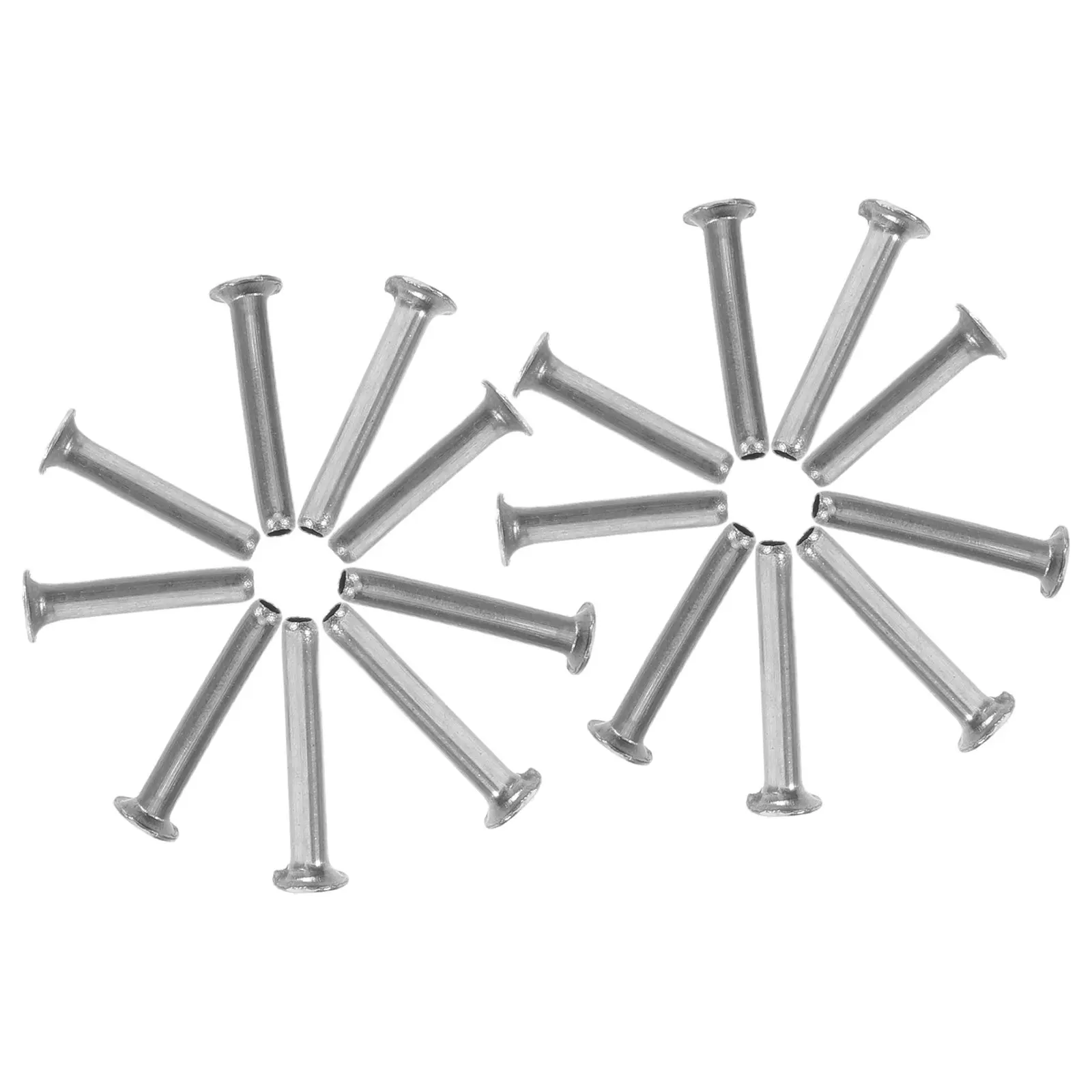 30Pcs 범용 우산 수리 키트 중공 리벳 핀 접이식 파라솔 리브 커넥터 교체 부품 여행 야외 수리용