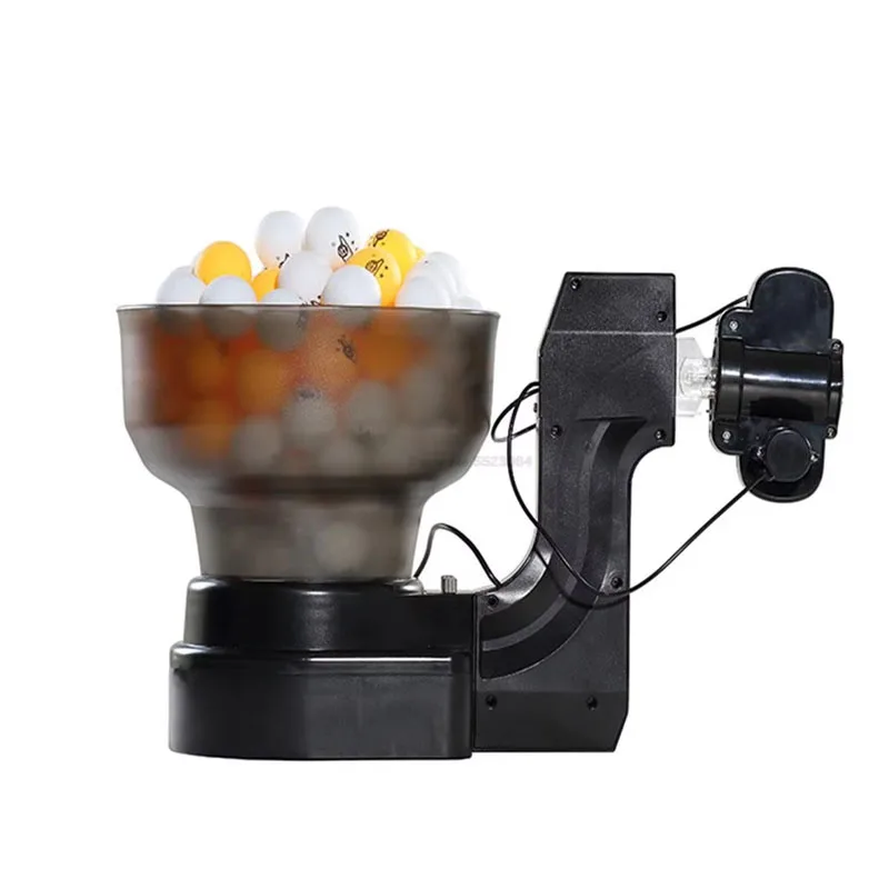 Table Tennis Robot Machine for Training Ball, Automatic Ping Pong Trainer, 100 Balls and Recycle Net, HP-07