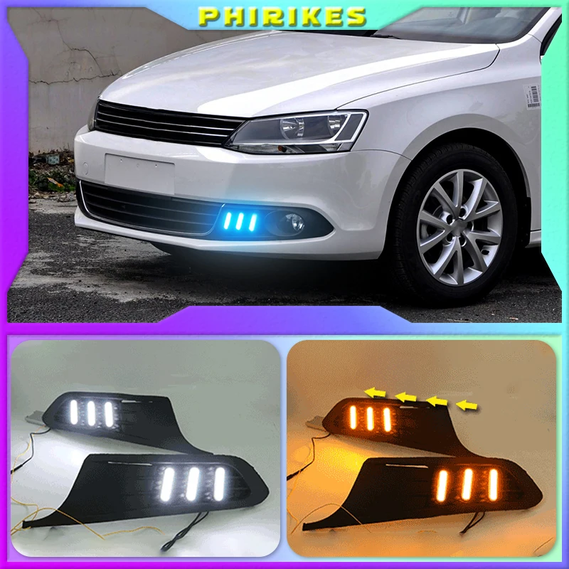 1Set12vLEDForVolkswagenVWJettaSagitar201220132014DRL