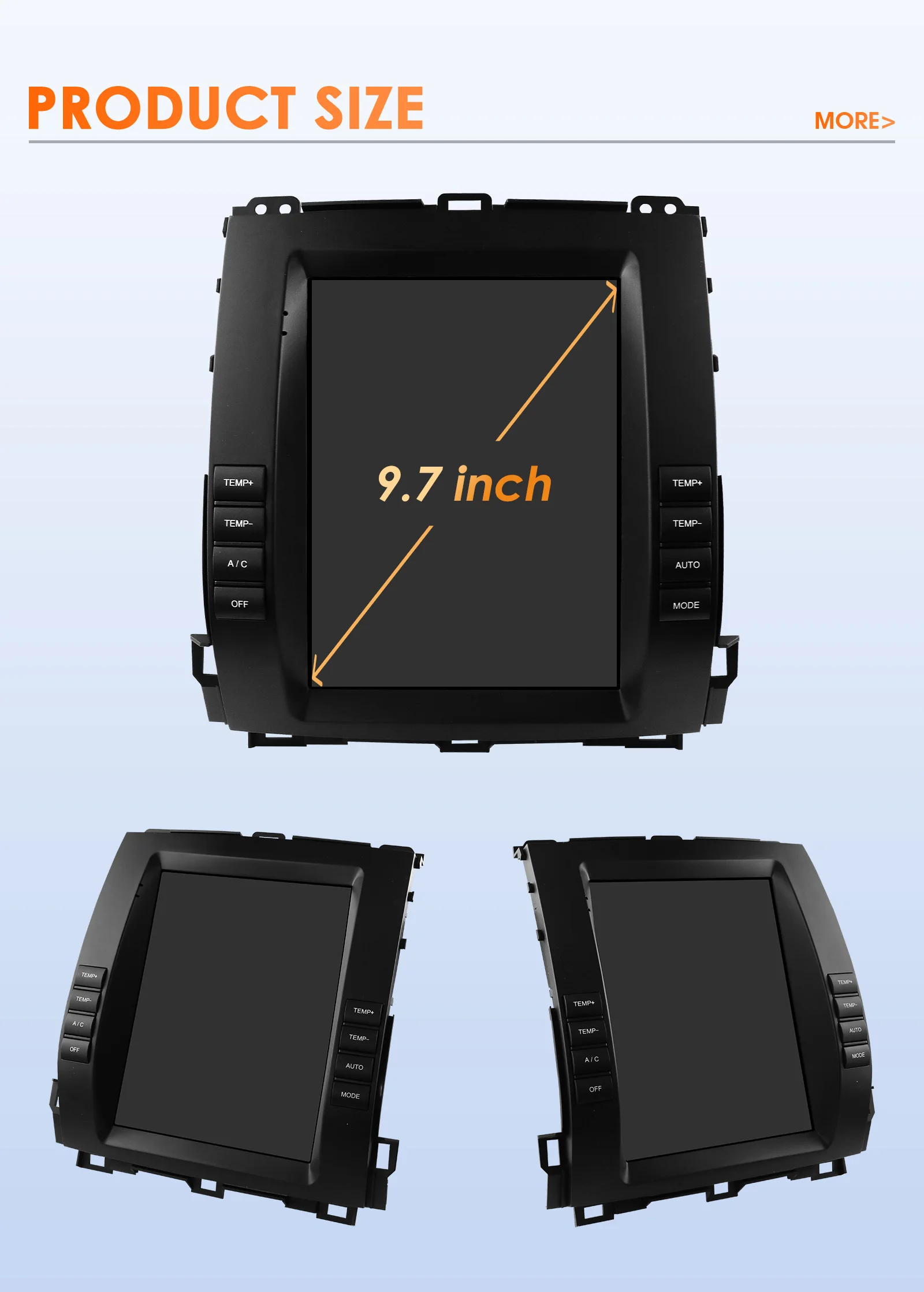 Radio de Coche con Carplay Inalámbrico Android 14 para Toyota Land Cruiser Prado120/ Lexus GX470 2002-2009, Reproductor Multimedia Android Auto OBD 5