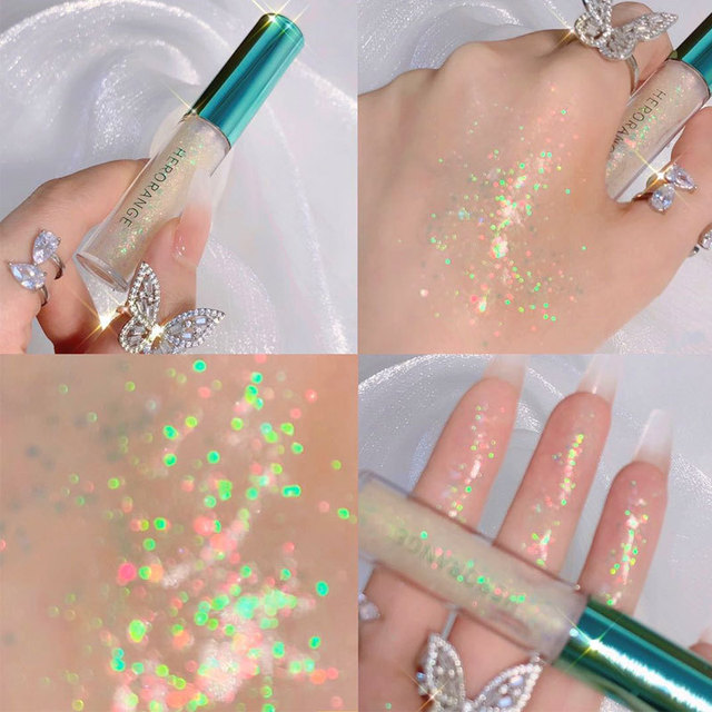 PCS Liquid Eyeshadow Pearlescent Waterproof Liquid Eyeshadow Quick-drying Glitter Shimmer Eye Makeup Beauty Neon Eyeshadow