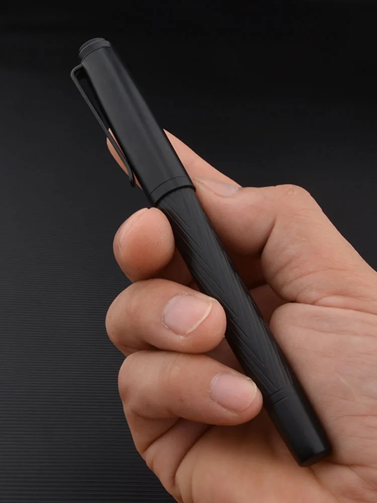 Matte Black Forest Metal Fountain Pen, Fine Point Nib Smooth Flow Writing Refillable Blue Black ink Cartridges Refill Converter