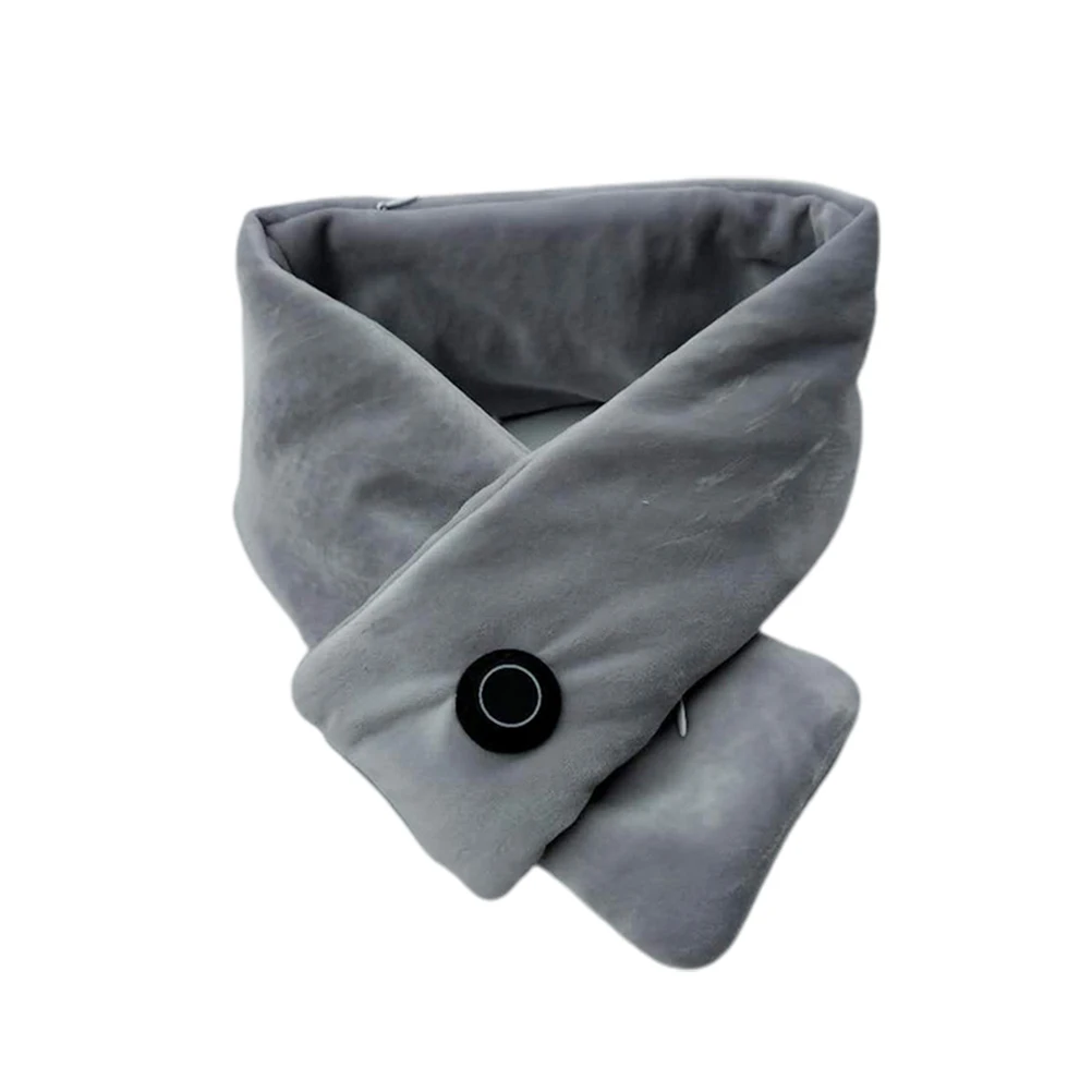 Heated Neck Wrap Heated Neck Wrap USB Scarf Washable Relieve Pain Winter Unisex Scarf Heating Pad for Skiing Camping