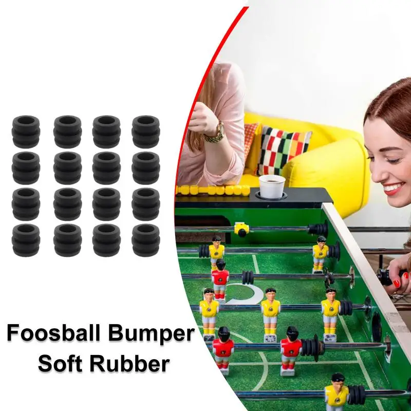 Foosball Bushing Foosball Table Shafts Covers Parts Table Football Board Bearings Soft Rubber Bumper Football