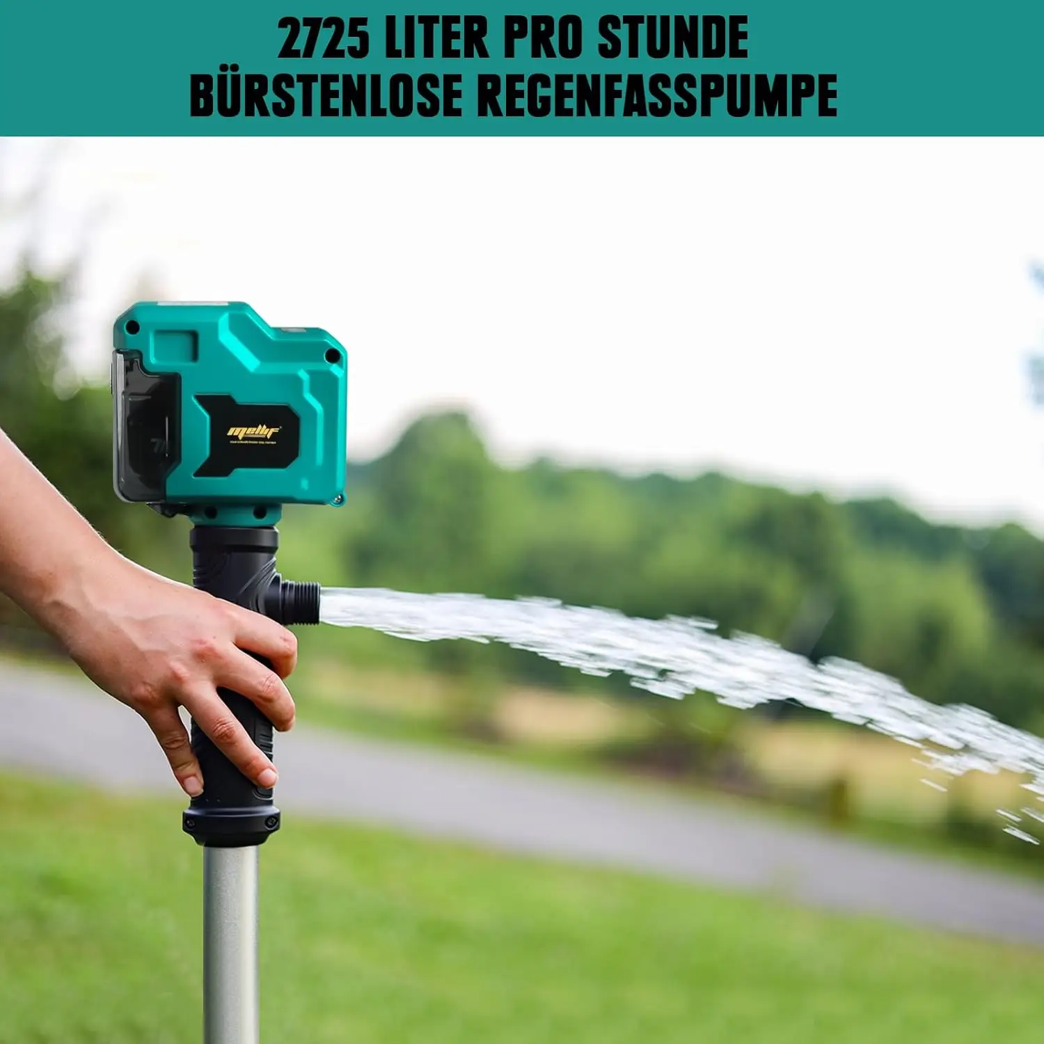300 W dompelpomp, compatibel met Makita 18 V accu (geen batterij), 5000 300 W dompelpomp, compatibel met Makita 18 V accu (geen batterij), 5000