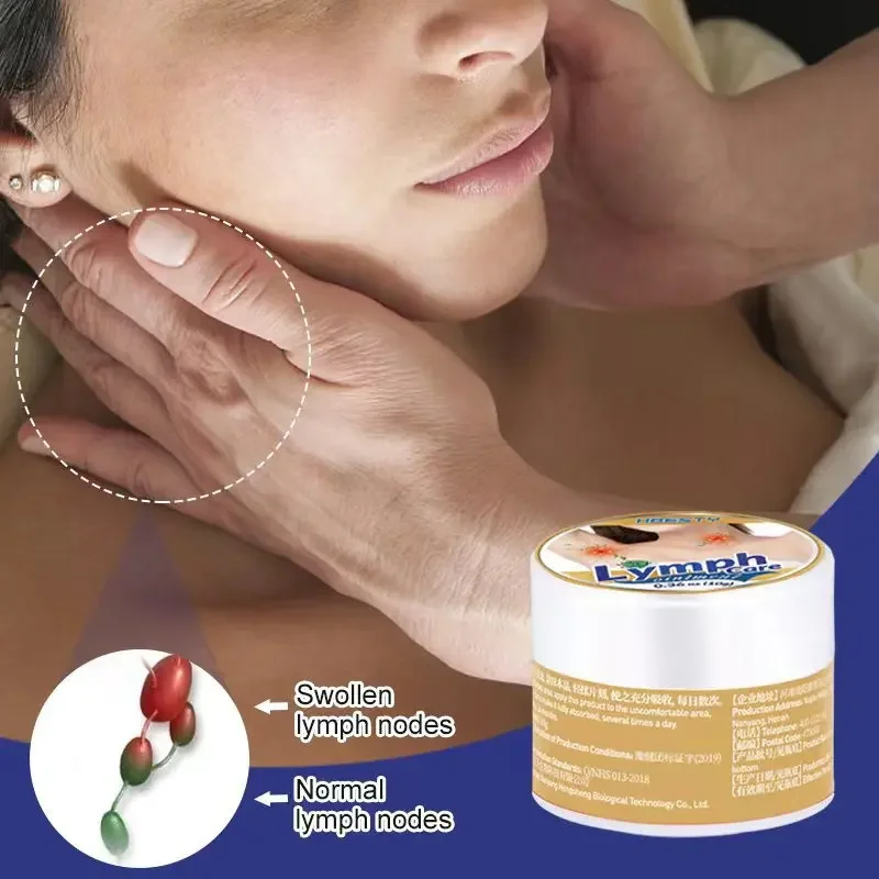 Lymphatic dredging ointment Auxiliary breast neck lymph Node mammary gland Treat Detox cream Herbal hot moxibustion Plaster