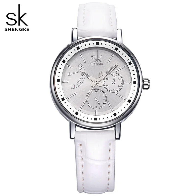 

Fashion Brand Women's Fashion Analog Wristwatches Leather Watchband Ladies Dress Quartz Watch Relogio Feminino 4 Color