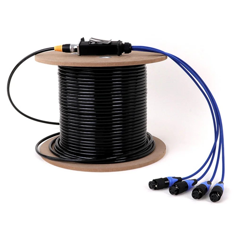 de palco estudio gravacao rj45 cat5 90mm 05