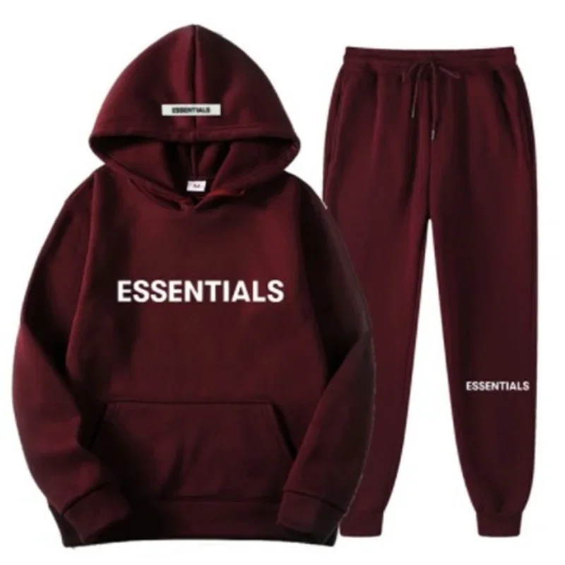 

new men's Hoodie+sweatpants jogging hip-hop streetwear men's women's Sportswear two-piece clothes men's clothing Fashion casual