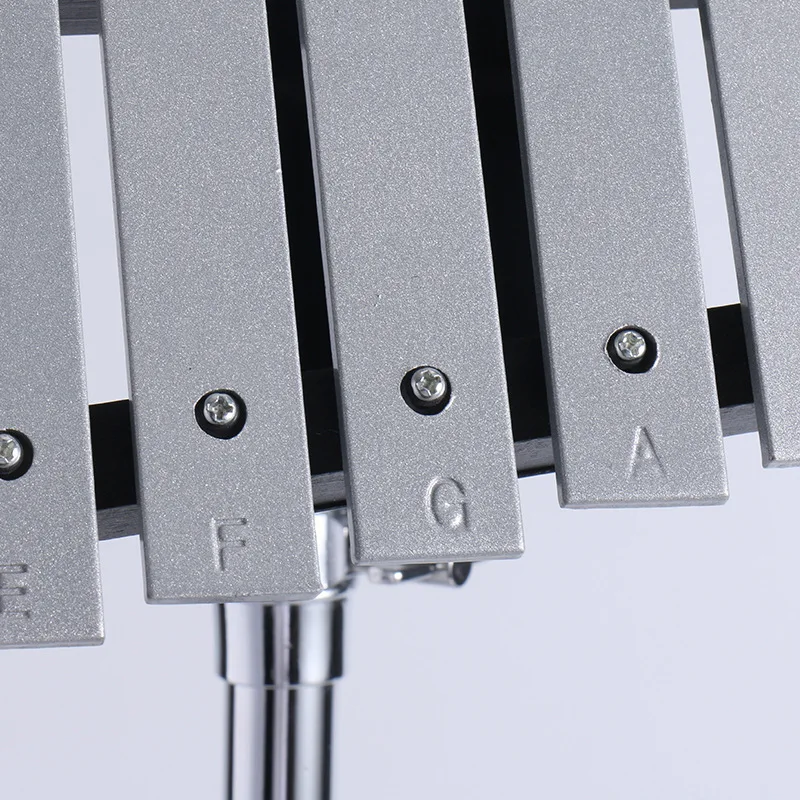 32-Note Aluminum Piano Aluminum Bars Xylophone with Stands Percussion Orff Musical Instrument Kids Gift