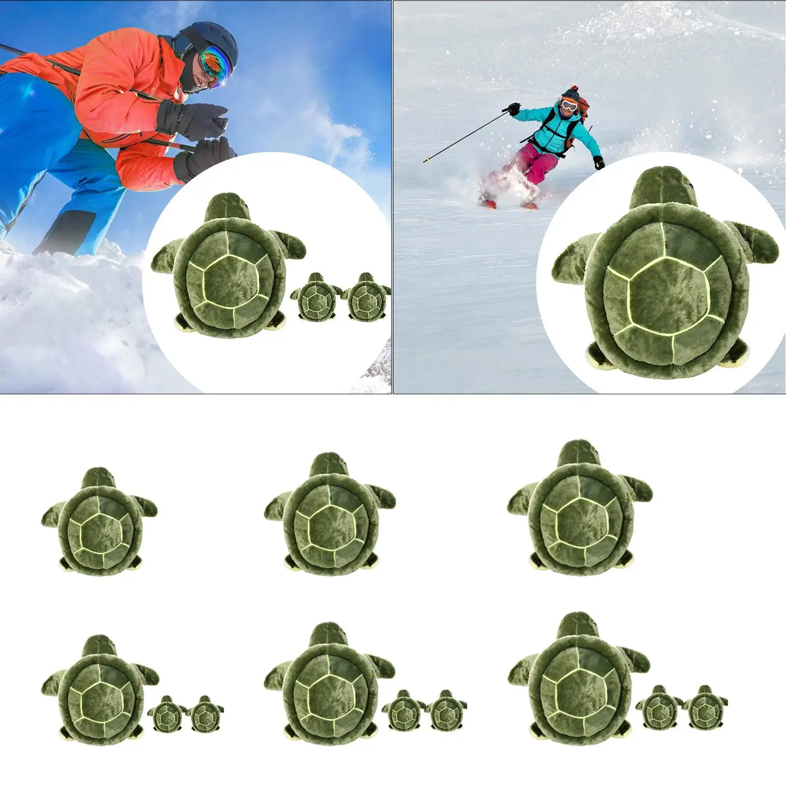 Snowboarding Hip Pad Cute Turtle Soft Skating Pad Skateboarding Outdoor Sports Single Double Board Skiing Roller Skating