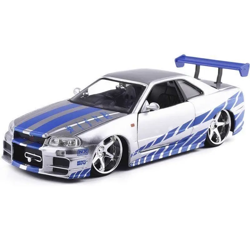 Nissan Skyline GTR R34 Velozes e Furiosos 1:24 (3 modelos) – Fantastic Loot