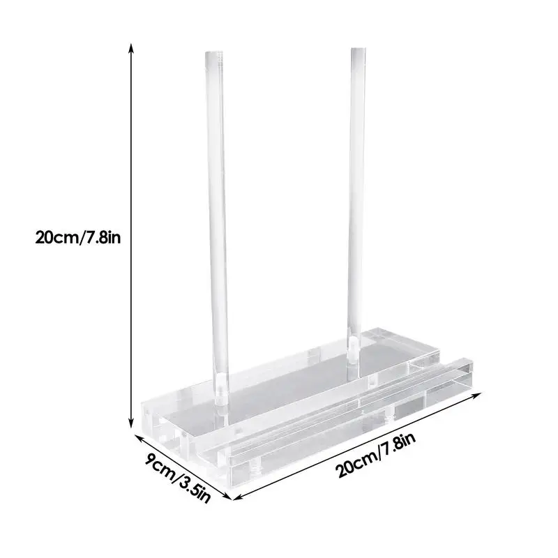 Book Display Acrylic Stand Acrylic Display Easel Records Books Stand Small Cookbook Holder Counter Decor Modern Fashion For 6