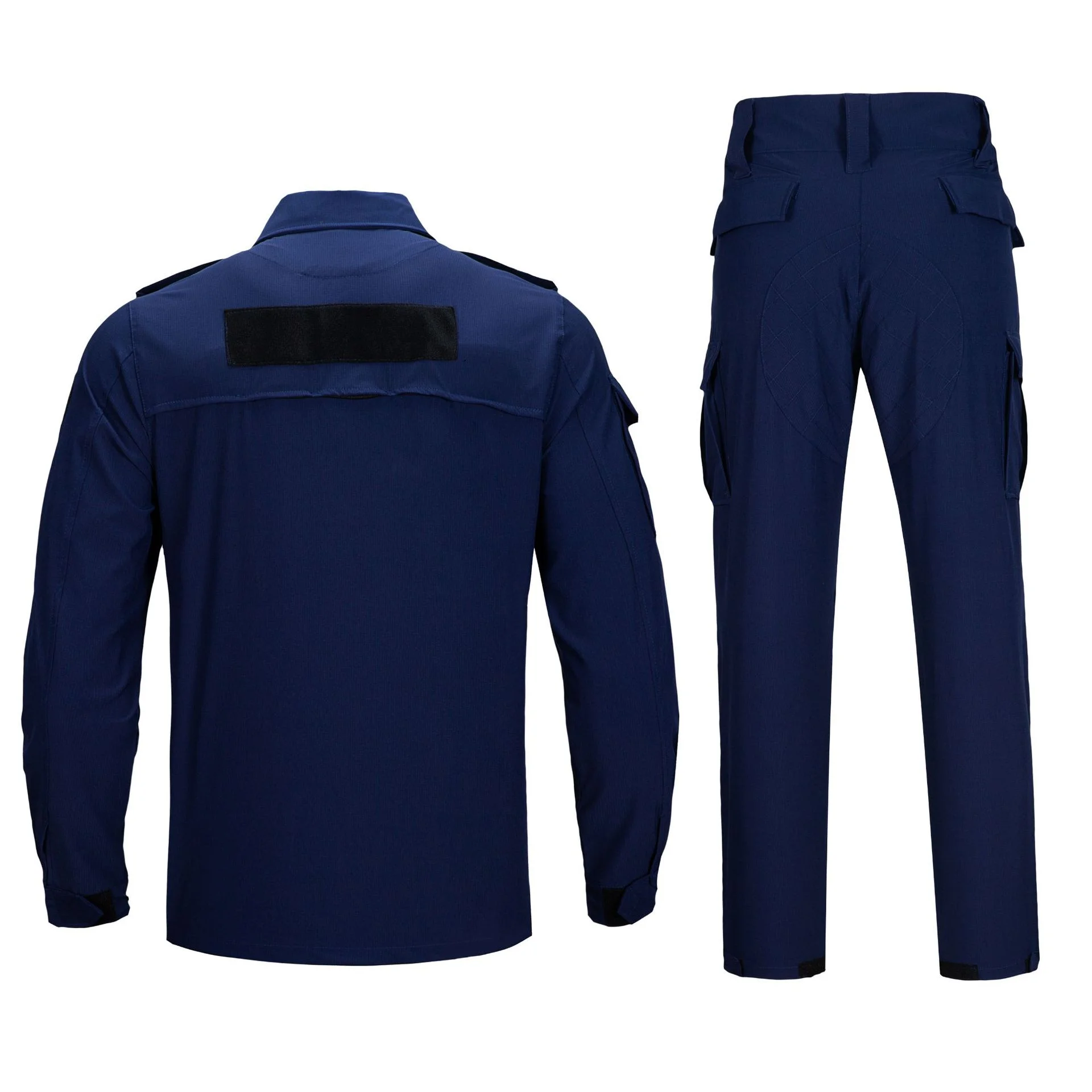 Quick-drying Strech Flexible Fabric Training Uniform Security Uniform Black Navy Blue Police Suit For Men Workwear Men Winter 2