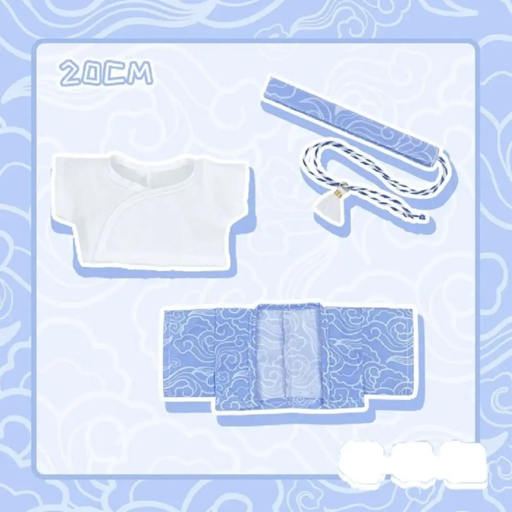 3pcs/set Birthday Gift Cool 20CM Clothes Fashion Adorable Costume Accessories High Quality Kawaii Japanese Kimono