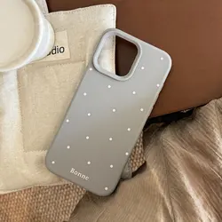 LALA Gentle Polka Dots Lichee Leather Pattern Phone Case - Shockproof Protection for Vivo V30 Pro 5G (PWP - 388LA6320Z1)