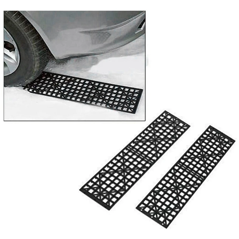 4PCS Car Road Trouble Clearer Auto Vehicle Car Off Mud Tire Skid Plate Self-Driving Off-Road Recovery Non-Slip Tracks images - 6