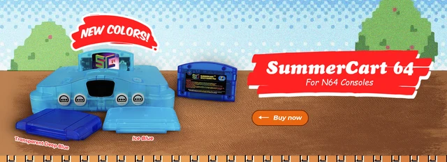 EPICJOY SummerCart 64 オープンソース N64 ゲームカード