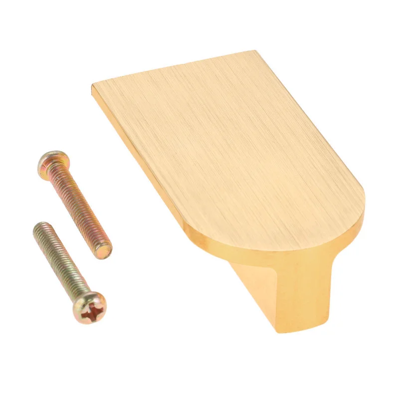 

1pc Gold Black Aluminum Alloy 32-96mm Pull Handles Wardrobe Door Drawer Knobs Hardware