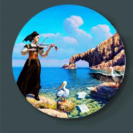 סגנון אירופאי ציור דקורטיבי צלחת דקורטיבית קיר אמנות צלחת עבודת יד בית וגן אירופאי לוח קיר בסגנון אירופאי