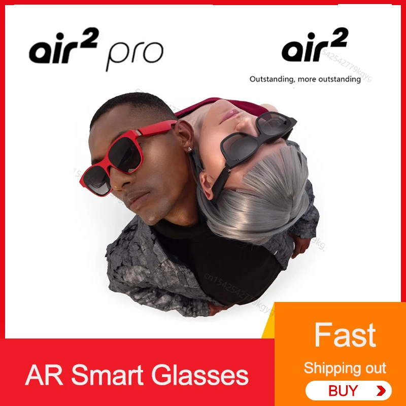 XREAL Air 2 Pro AR Glasses 3-level Electrochromic Dimming 75g 120Hz 130inch